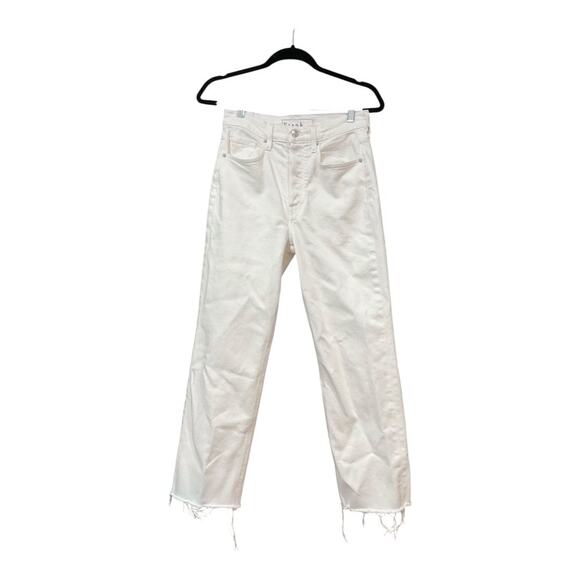 Frank & Eileen Pants Women 27 White Monaghan - Picture 1 of 5